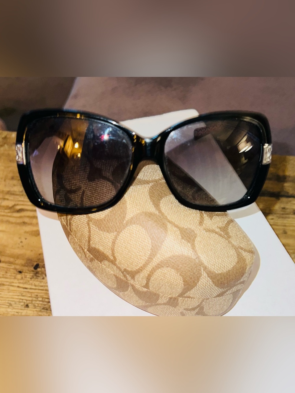 Coach Sunglasses with black frames